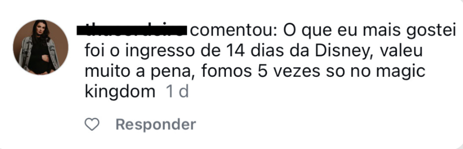 Depoimento real sobre economia em ingressos